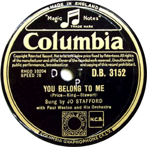 Columbia DB 3152